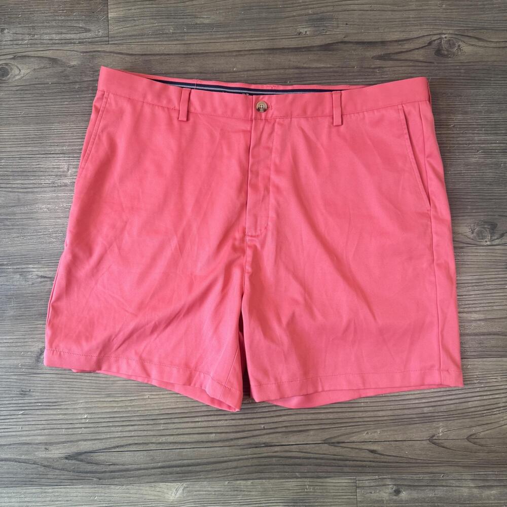 Vineyard Vines Shorts Mens 42 Pink Links Short Polyester Golf Casual Summer